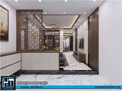 Thiết kế nội thất nhà ống 3 tầng Thủy Nguyên - Hải Phòng